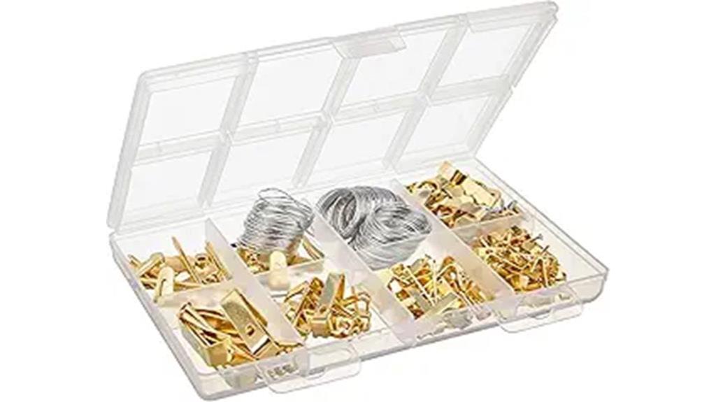 brass 220 piece hanging kit