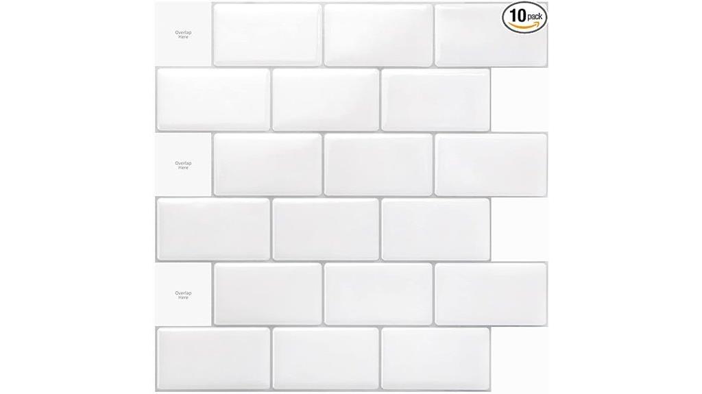 bright white tile sheets