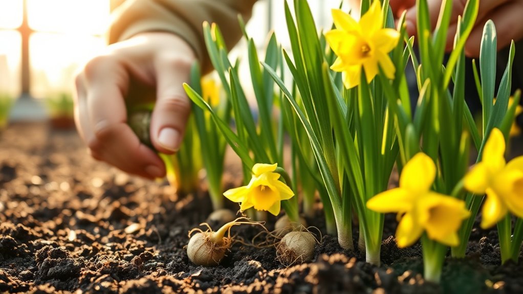 bring bulbs indoors winter