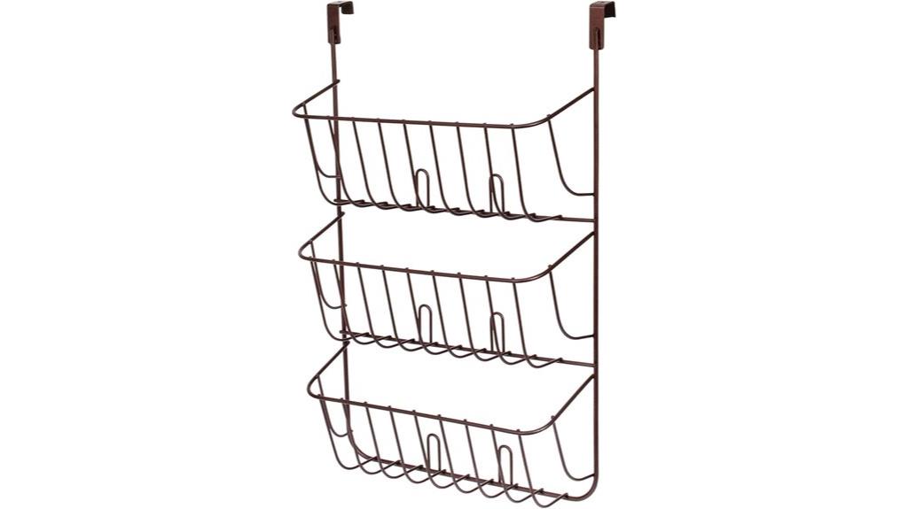 bronze spectrum cabinet organizer