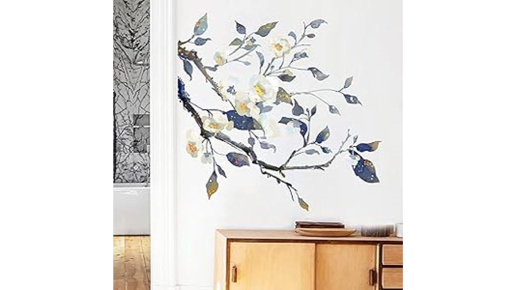 camellia flower wall decals