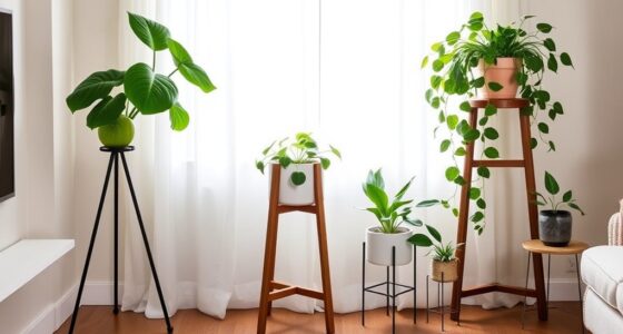 chic indoor plant stands