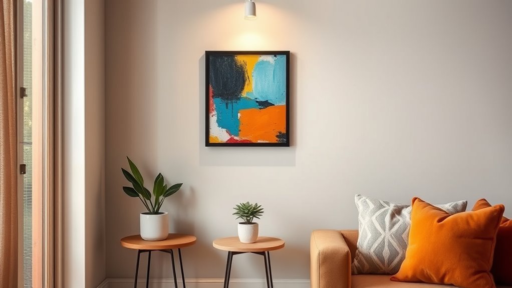 choose appropriately sized art