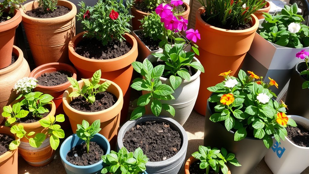 choose containers with drainage