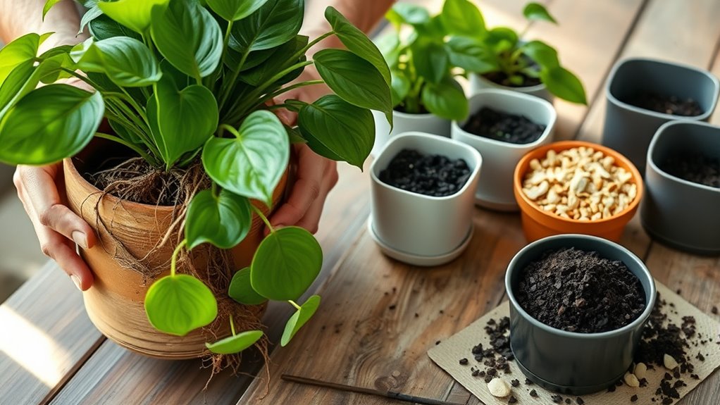 choose proper container soil