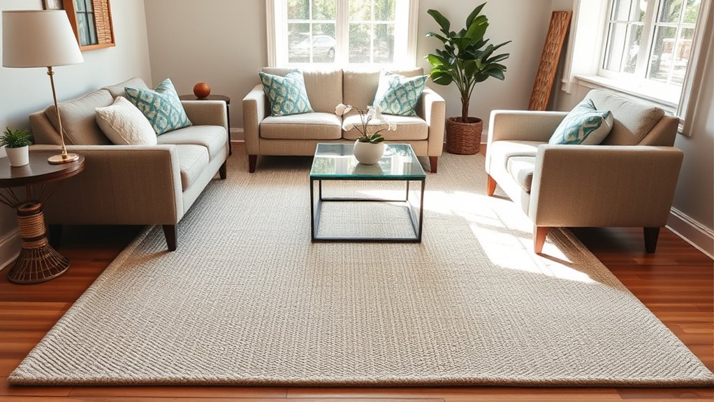 choose proper rug dimensions