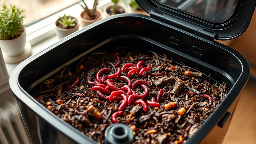 choose ventilated moist worm bin