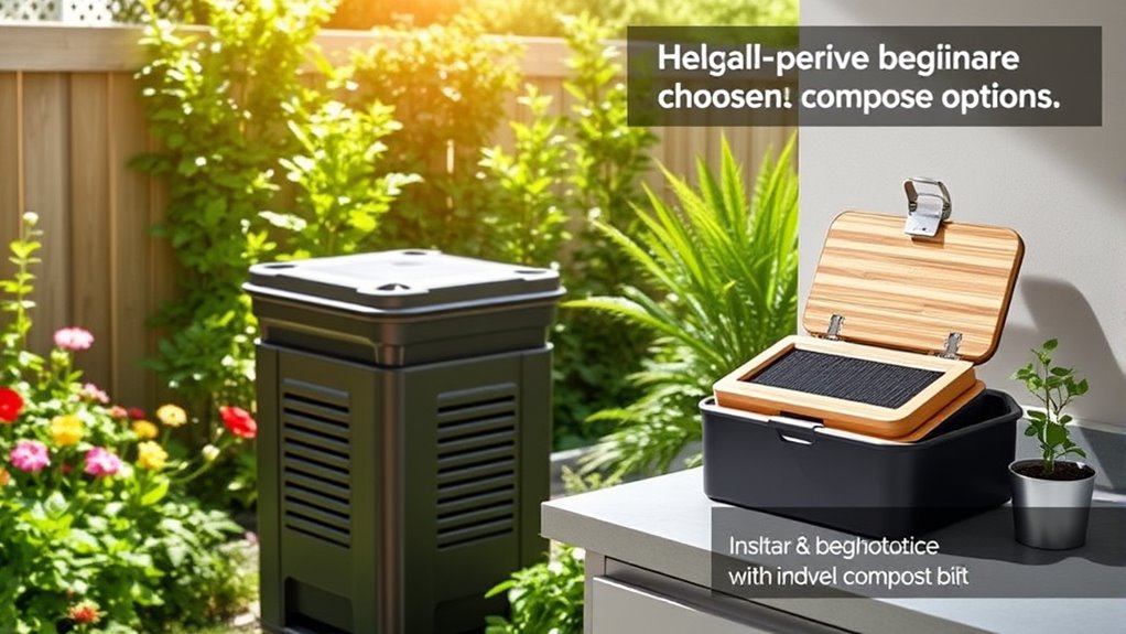 choosing practical compost bins