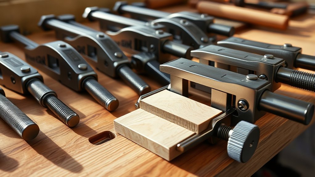 clamp capacity and features