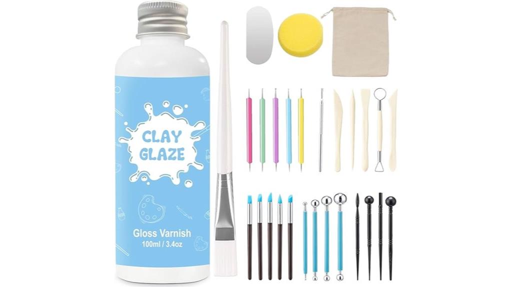 clay modeling supplies bundle