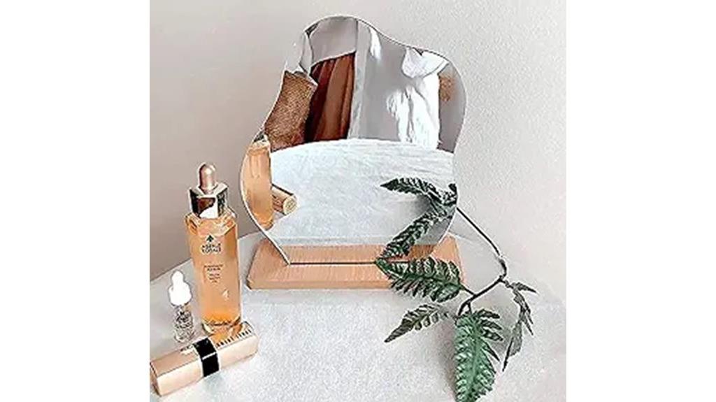 cloud shaped wooden vanity