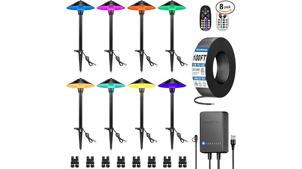 color changing pathway lighting