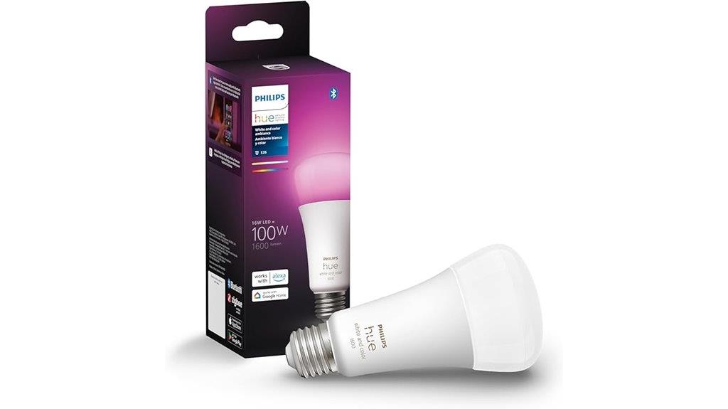 color changing philips hue bulb
