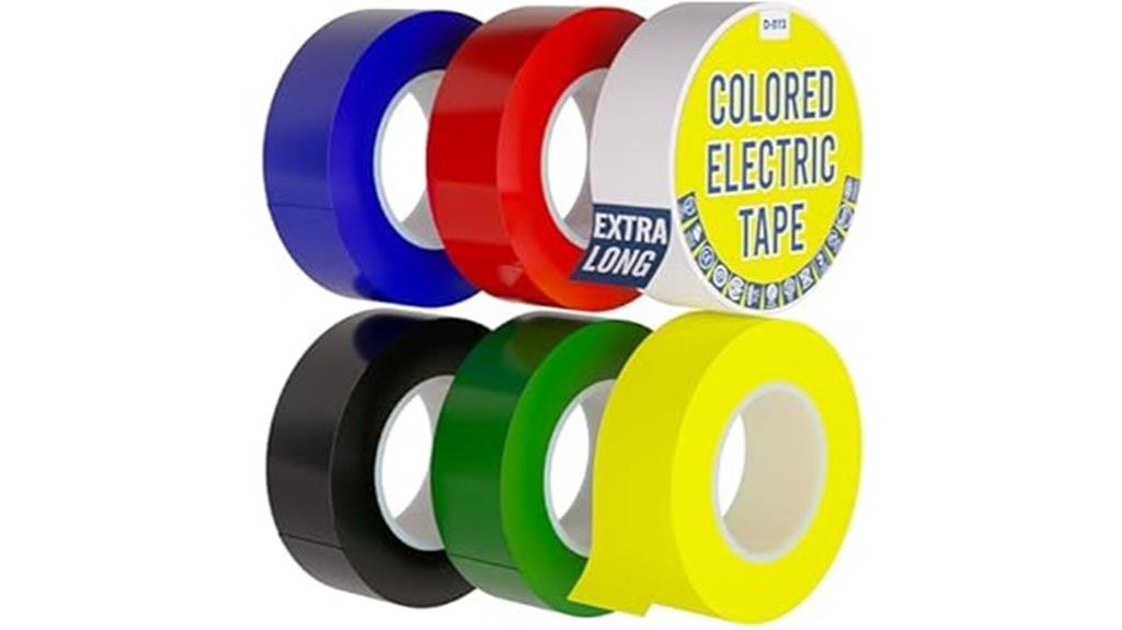 color coded waterproof electrical tape
