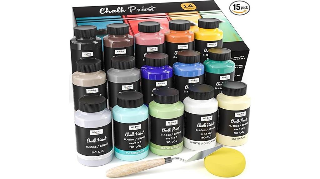 colorful furniture chalk paint