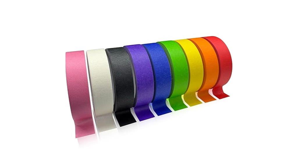 colorful wall masking tape