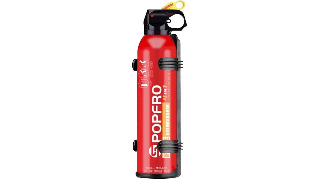 compact 4 in 1 fire extinguisher