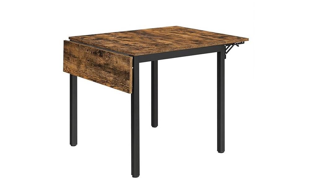 compact extendable dining table