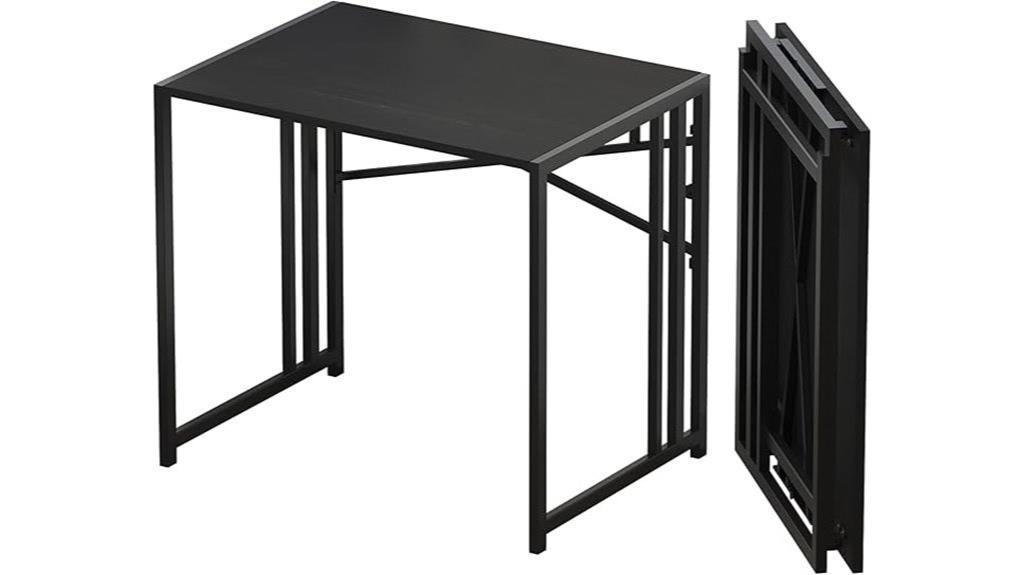 compact foldable computer desk