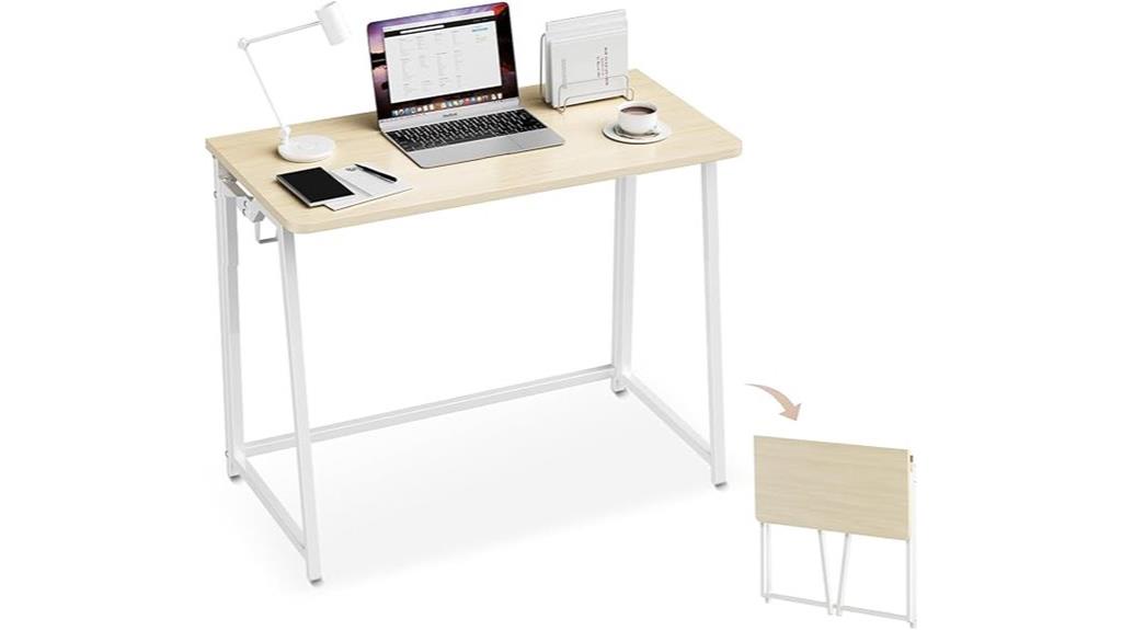 compact folding writing desk