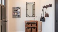 compact foyer storage solutions