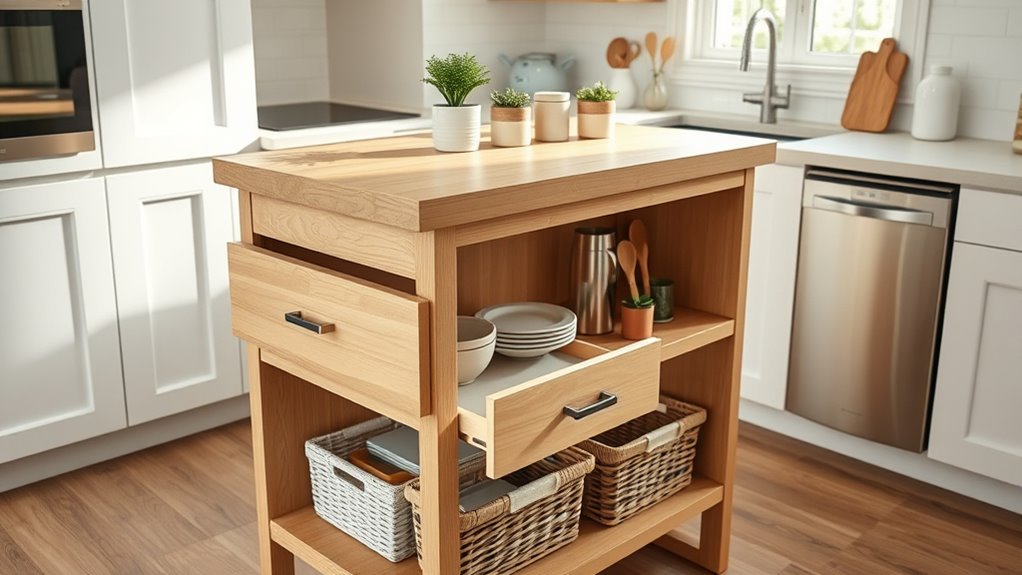 compact kitchen island solutions
