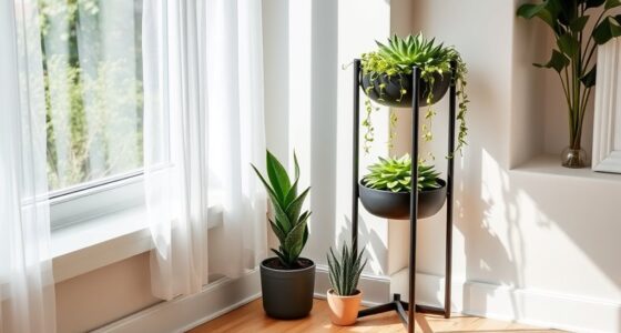 compact plant stand options