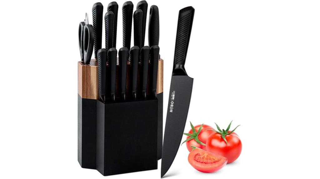 complete 15 piece knife set