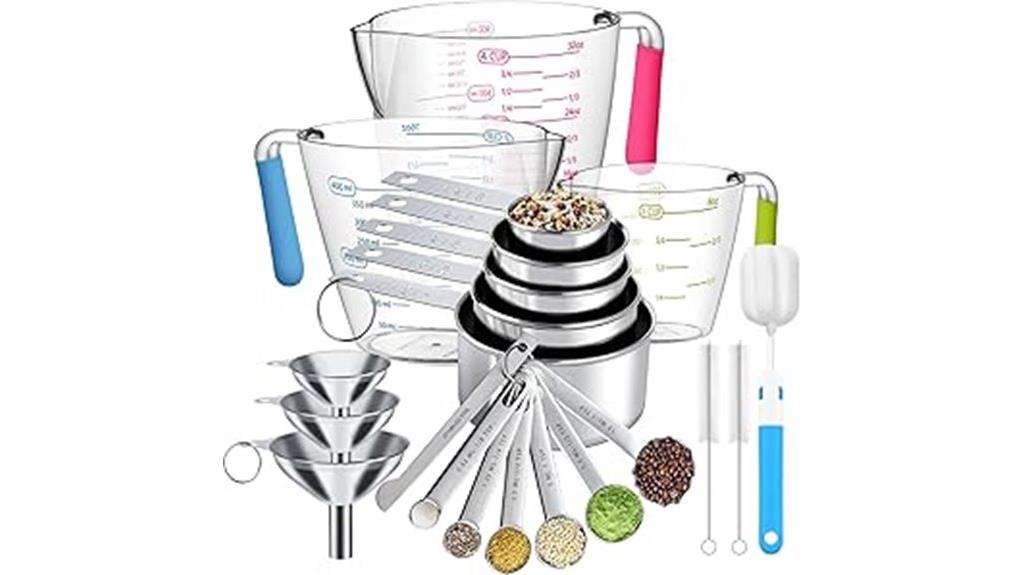 complete 21 piece measuring set