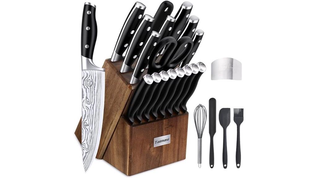 complete 23 piece kitchen knife set