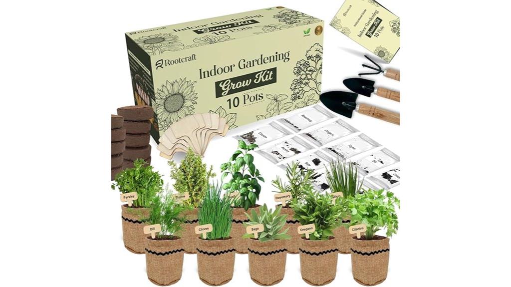 complete 44 piece herb garden