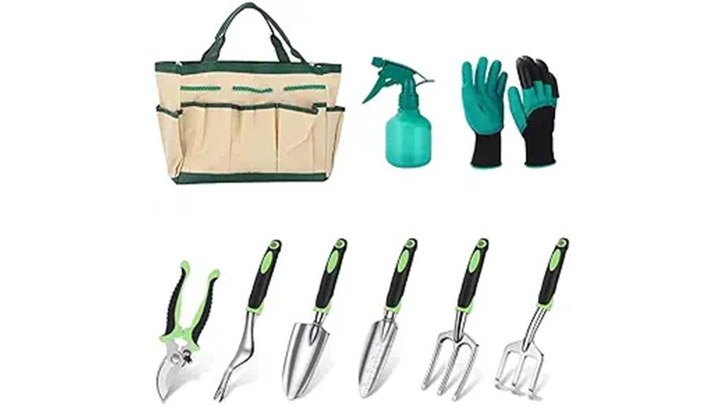 complete 9 piece gardening kit