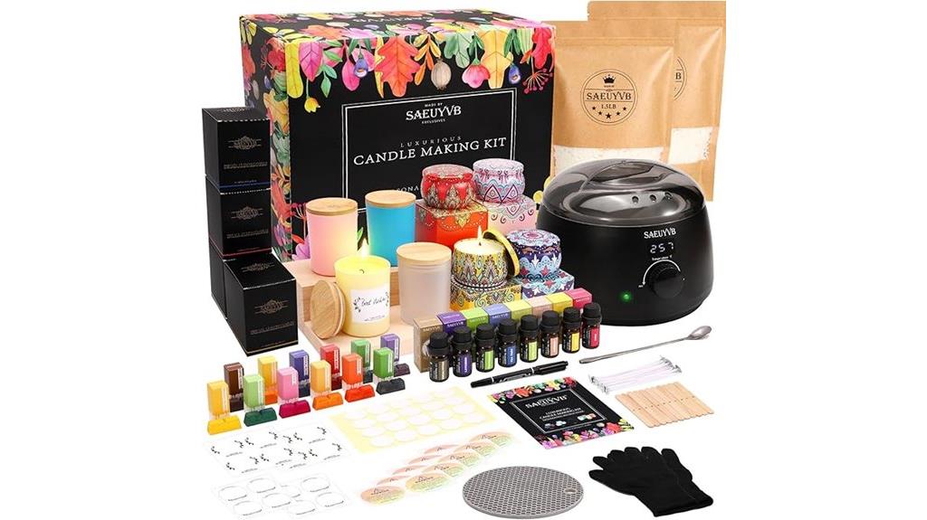 complete candle making set