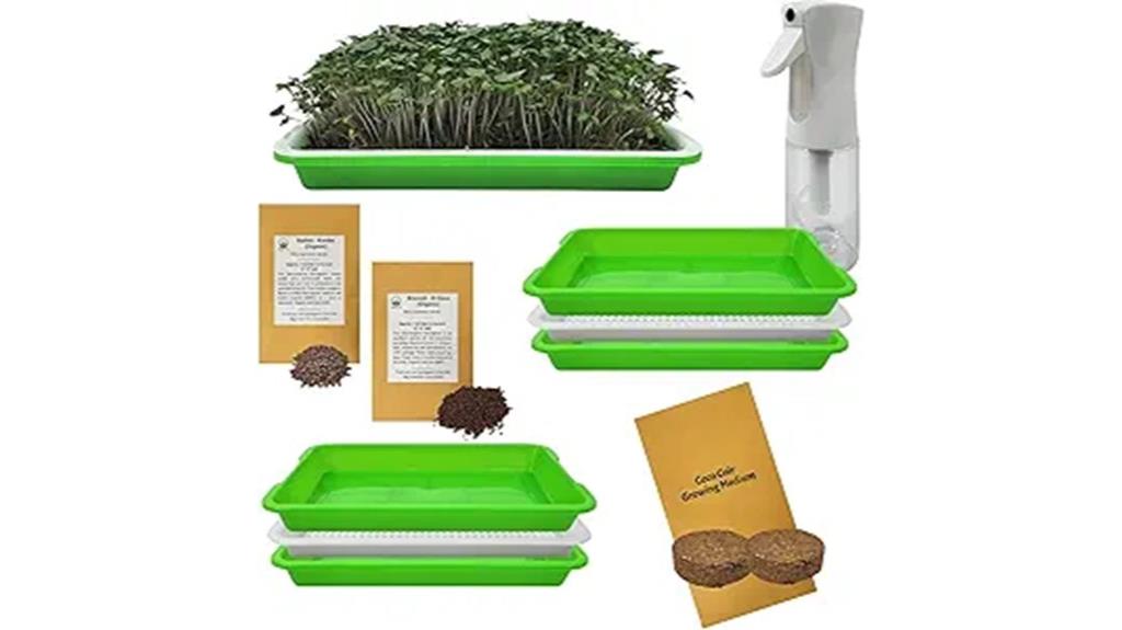 complete microgreens growing kit