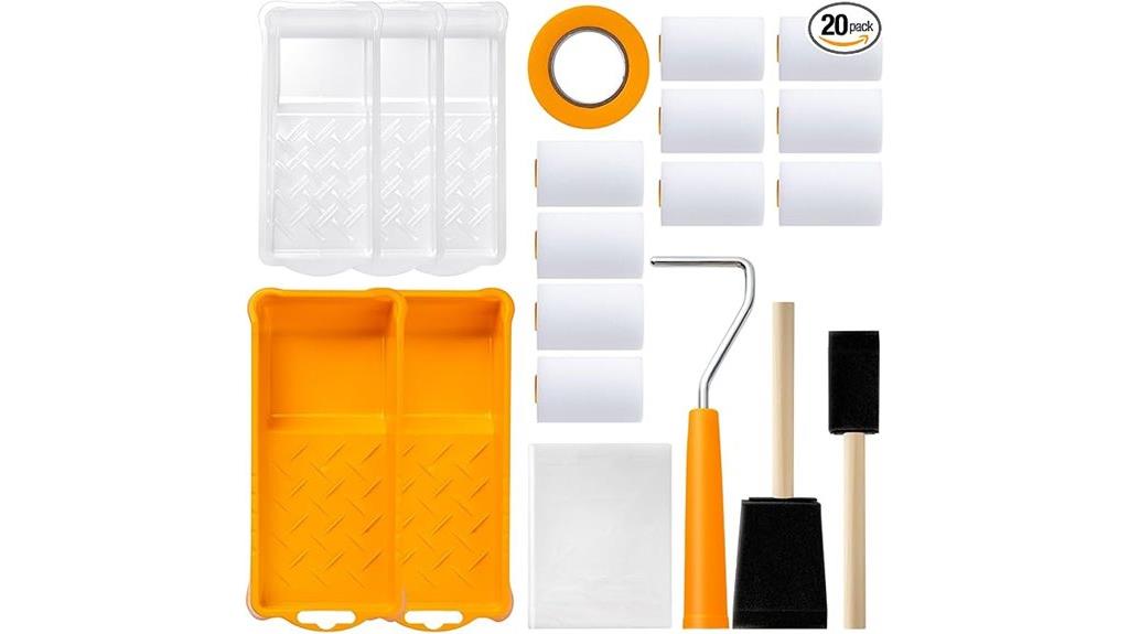 complete paint roller set