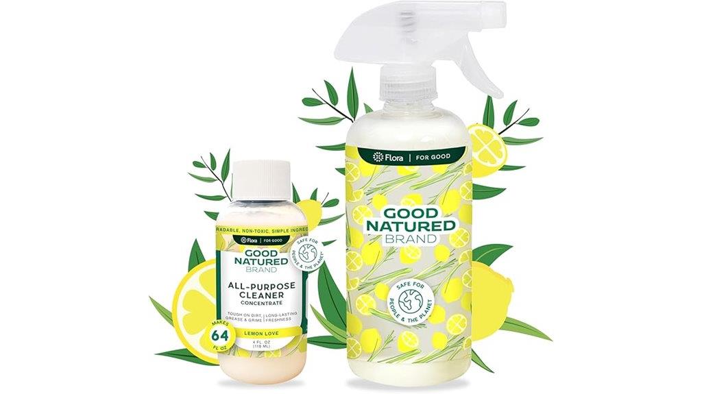 concentrated natural multi surface cleaner