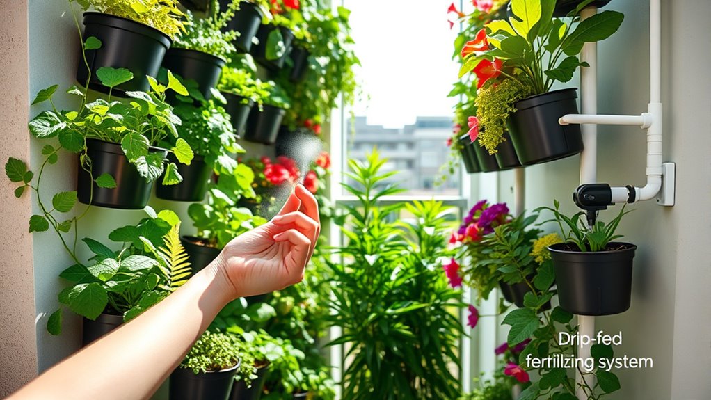 consistent watering and fertilizing