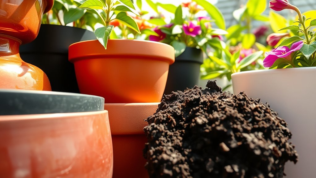 container material impacts plant health