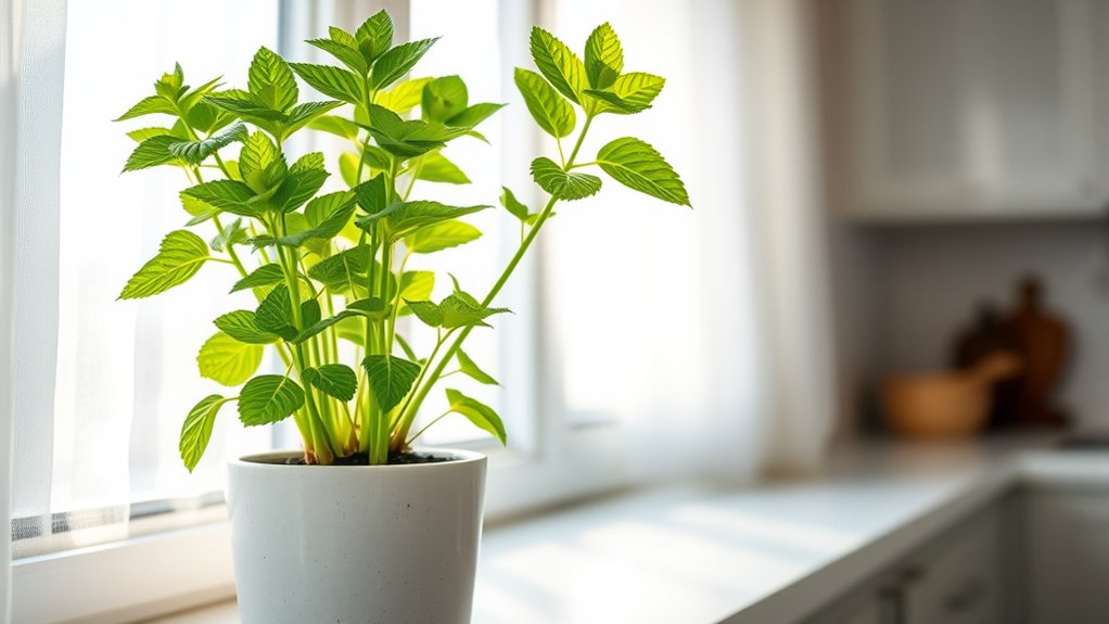controlling indoor mint spread