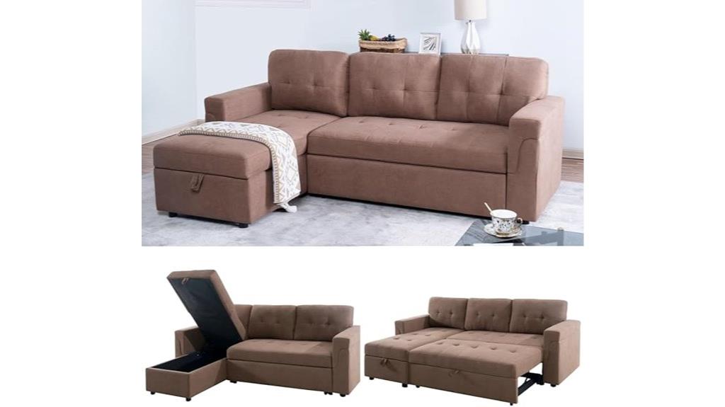 convertible sectional sofa bed