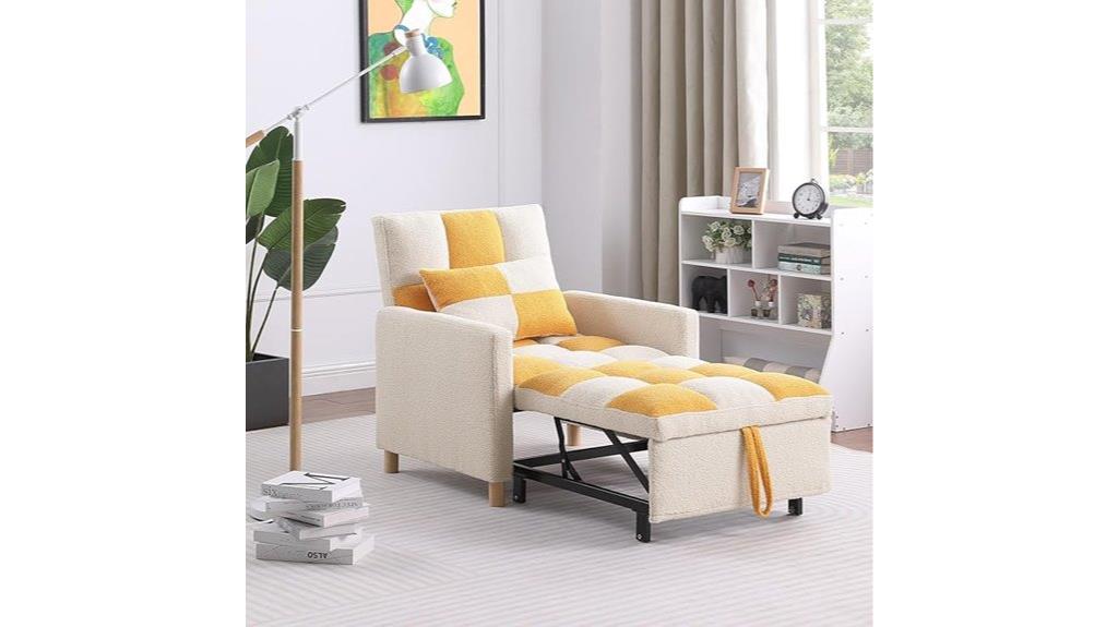 convertible sleeper chair bed