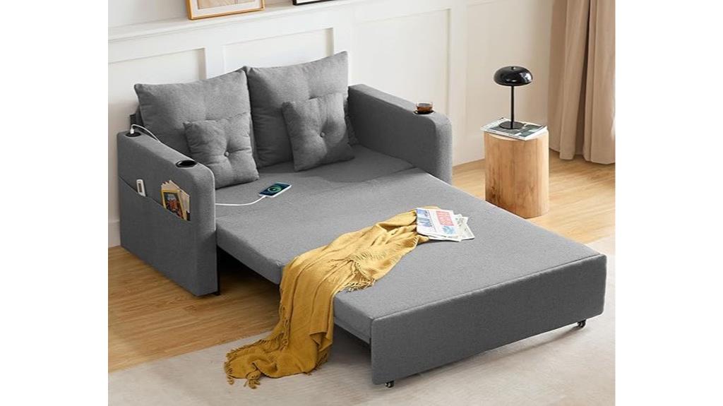convertible sofa with storage
