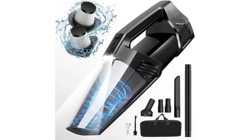 cordless car vacuum led
