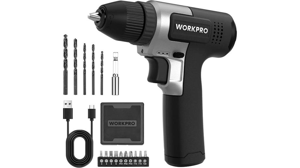 cordless drill with bits