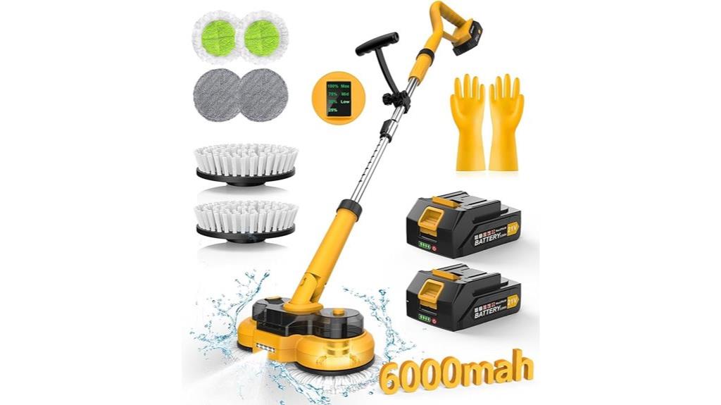 cordless electric mop battery