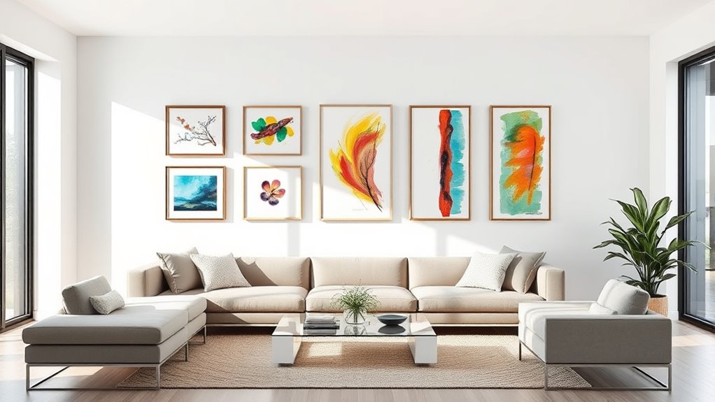 create cohesive art arrangements