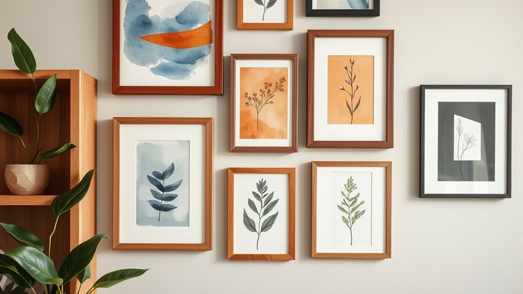 create cohesive art display
