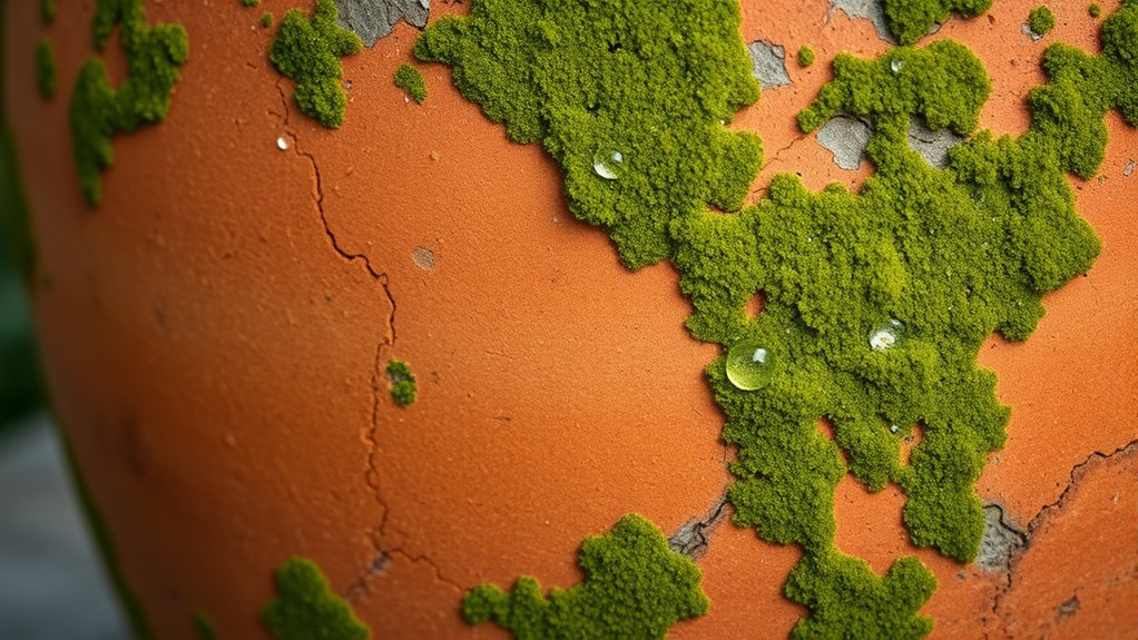 create realistic aged moss
