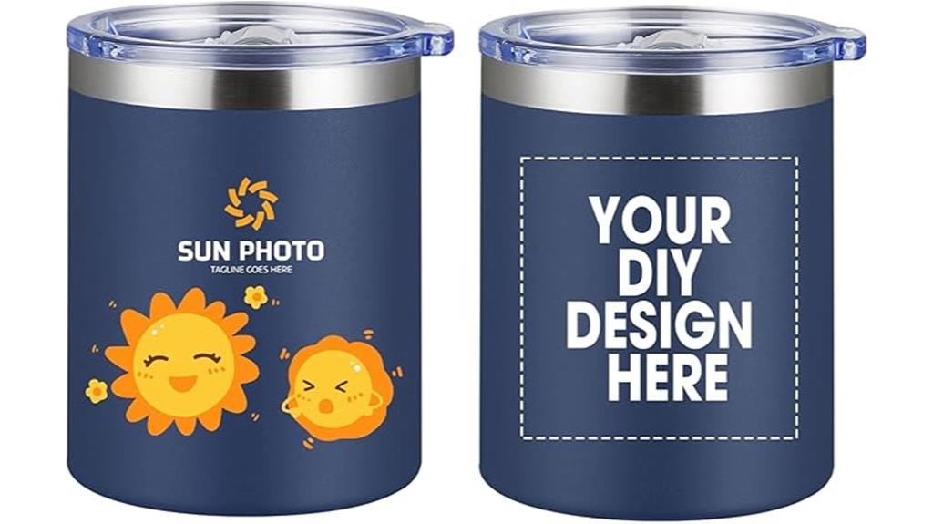 custom 12oz steel tumbler
