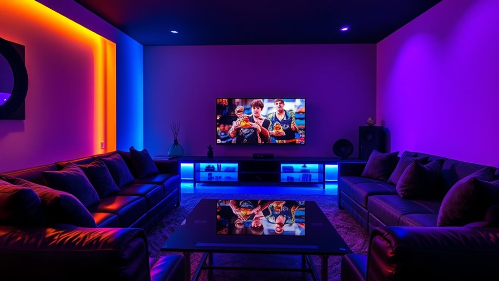 customizable immersive entertainment lighting